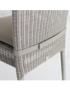 Coussin gris  pour chaise Isabelle 2