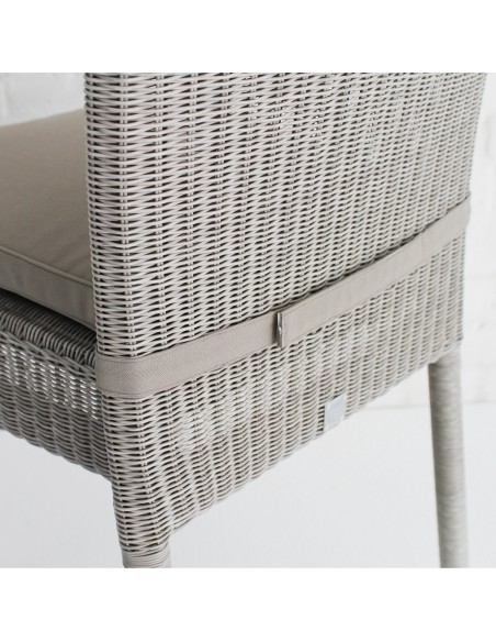 Coussin gris  pour chaise Isabelle