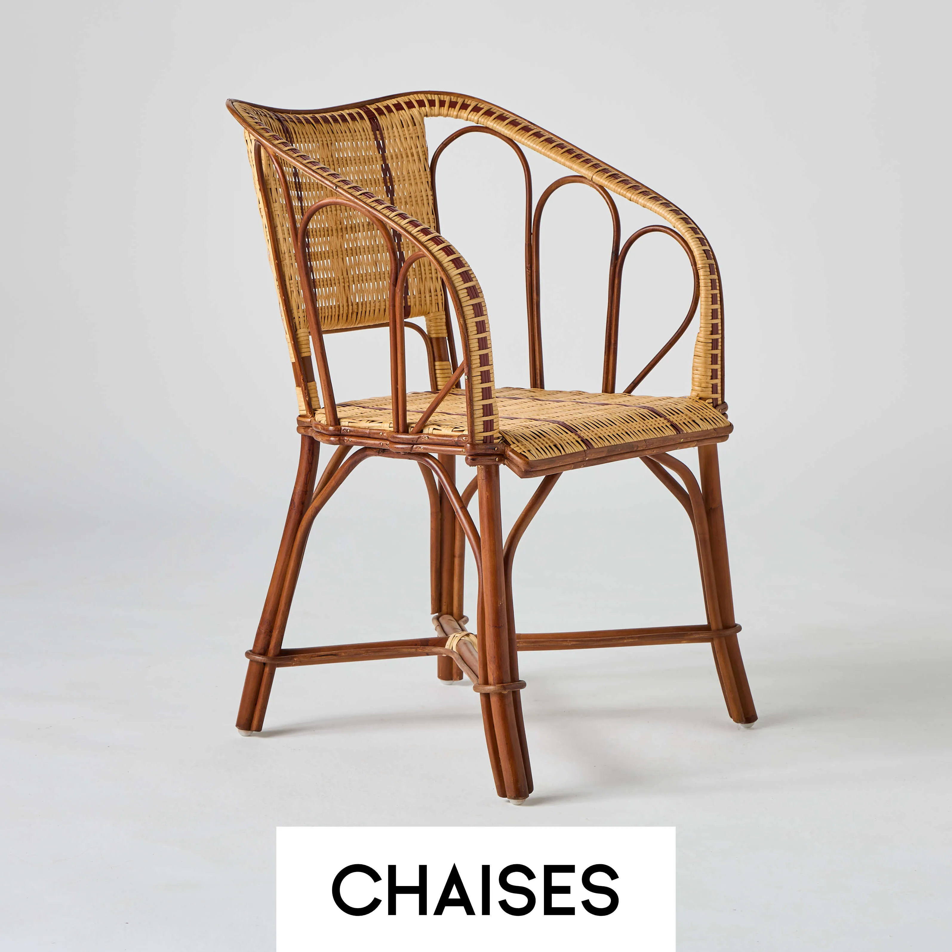 chaises en rotin et osier