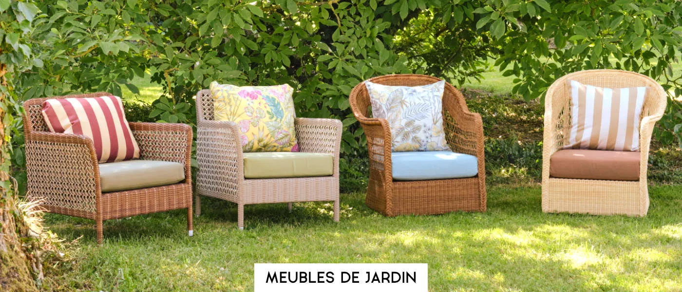 fauteuils de jardin en r&eacute;sine