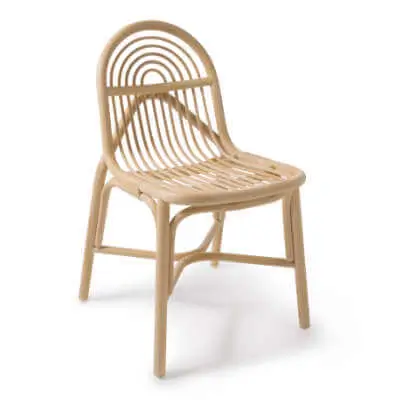 chaise rotin sillon vue 3/4