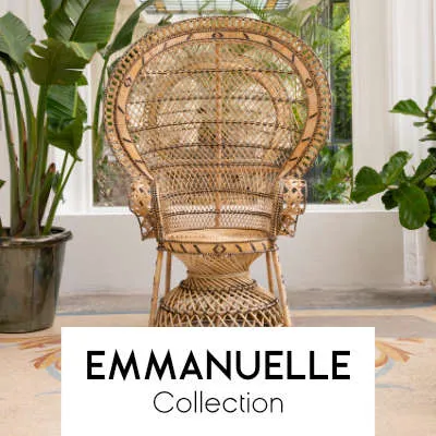 Emmanuelle rattan armchair