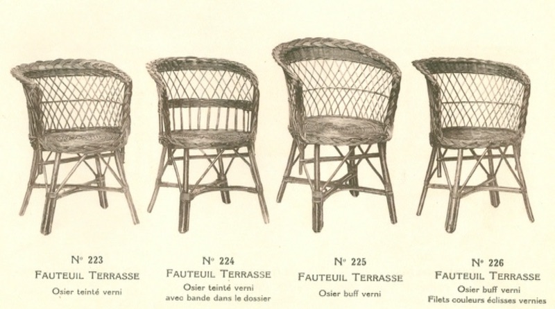 fauteuils en osier de la vannerie hollandaise-kok maison